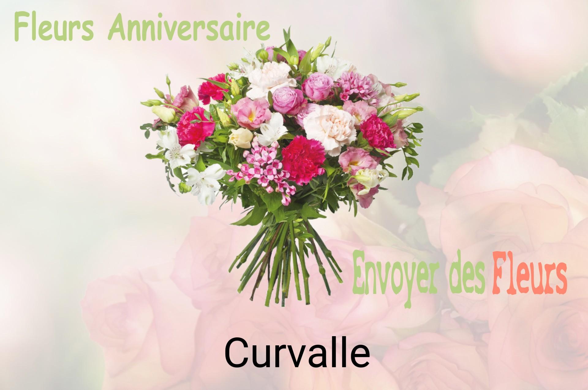 Bouquet de fleurs d’anniversaire livré à Curvalle
